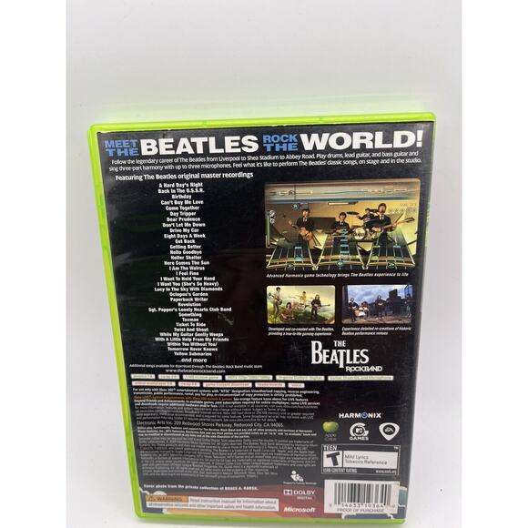 The Beatles Rock Band - XBOX 360 CIB Complete w/ Manual - TESTED - Picture 3 of 10